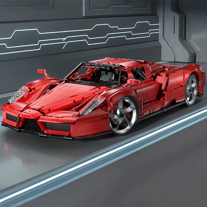 V6 Enzo FFlagship Supercar - Building Blocks Set | Power Brickz