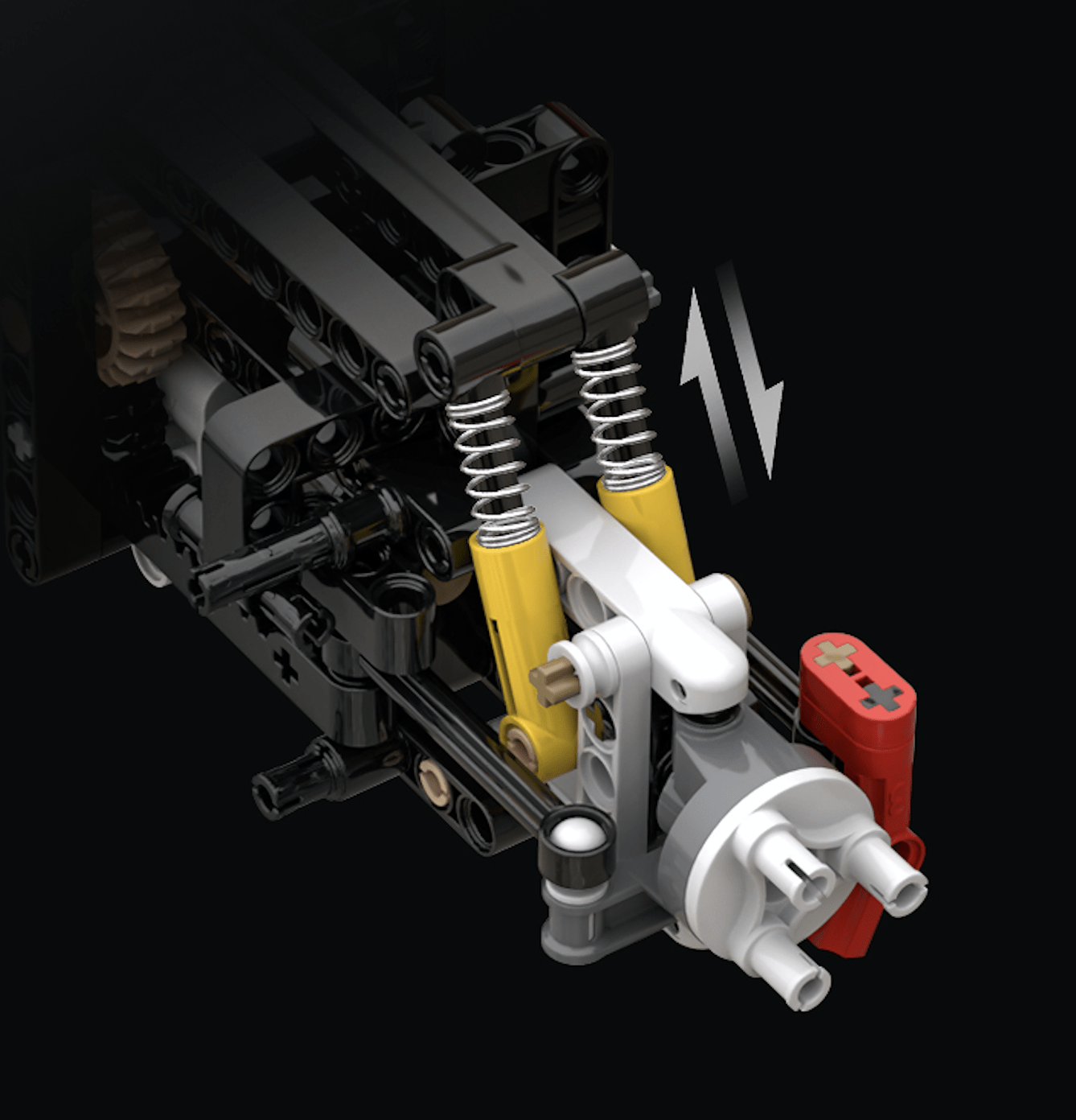 V8Italian Supercar Red - Building Blocks Set | Power Brickz