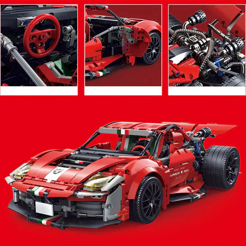 Mid-Engine GT Prototype - Building Blocks Set | Power Brickz