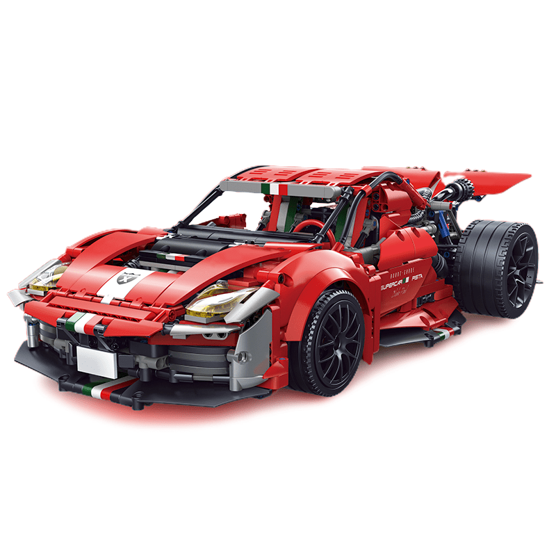 Mid-Engine GT Prototype - Building Blocks Set | Power Brickz