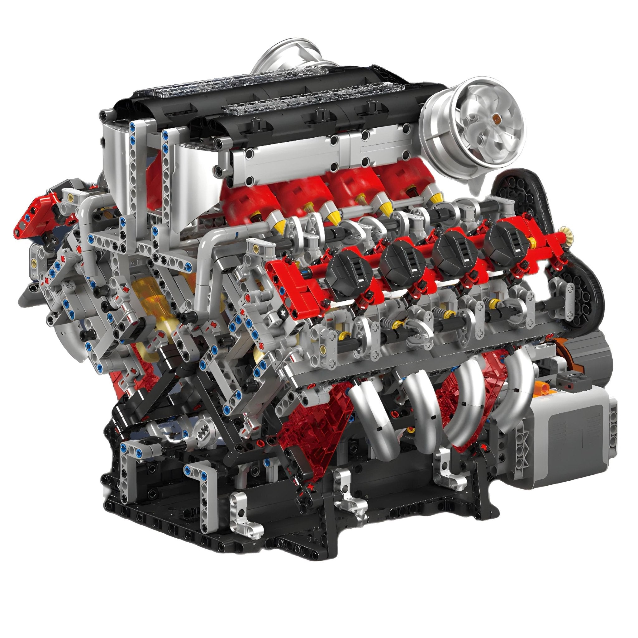 Ferrari F488 V8 Engine - Building Set | Power Brickz