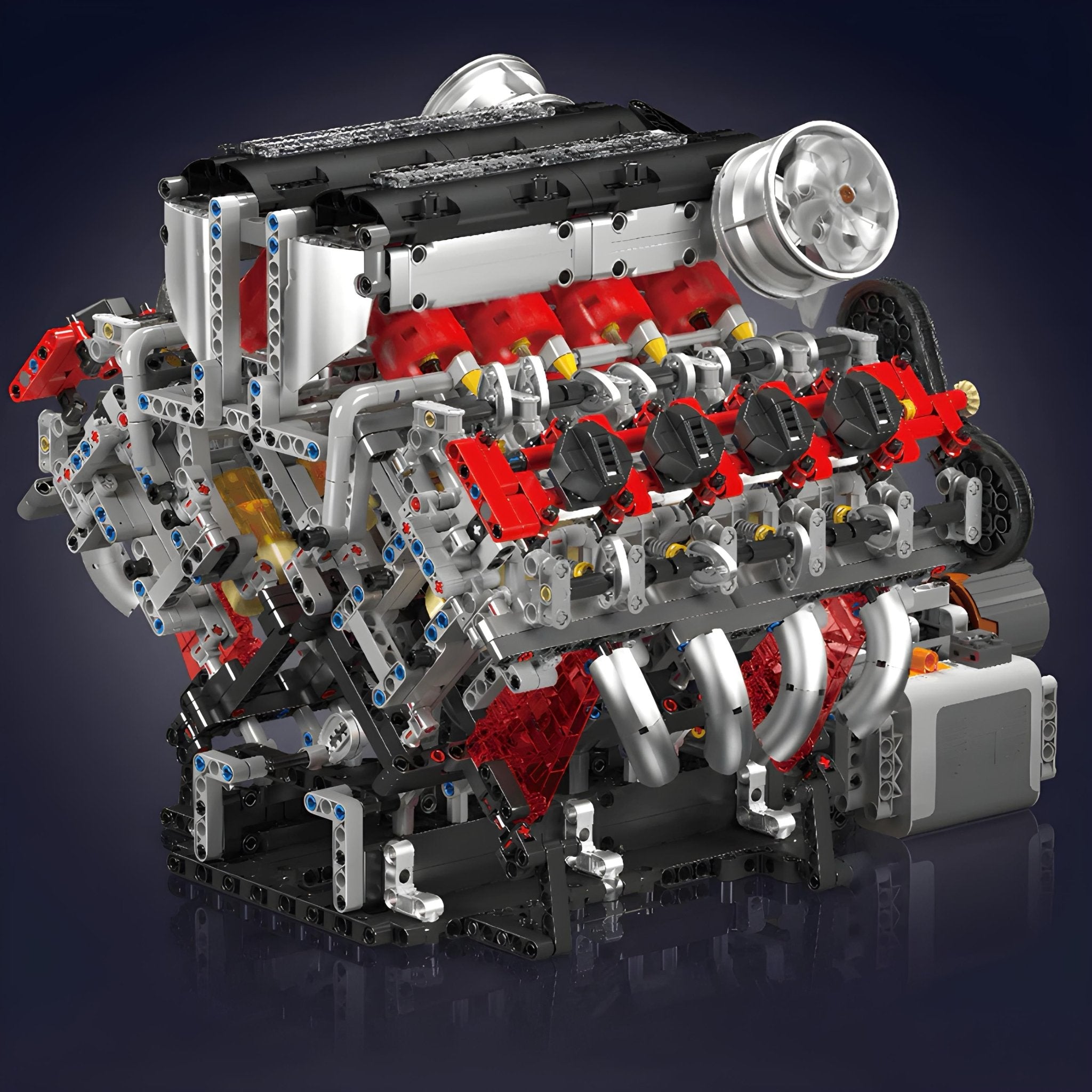 Ferrari F488 V8 Engine - Building Set | Power Brickz