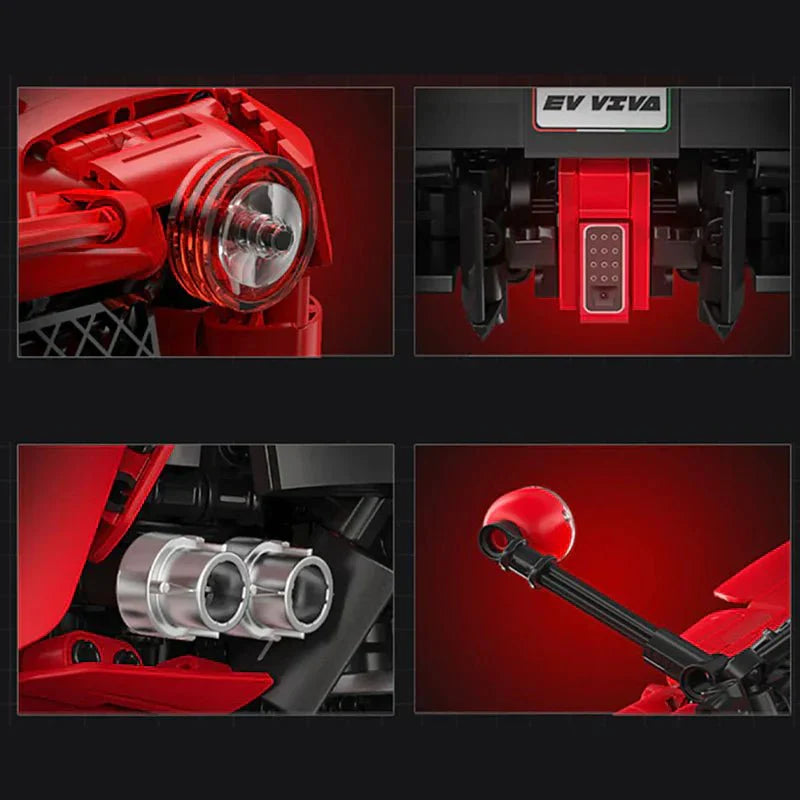 Hybrid VFlagship Hypercar - Building Blocks Set | Power Brickz