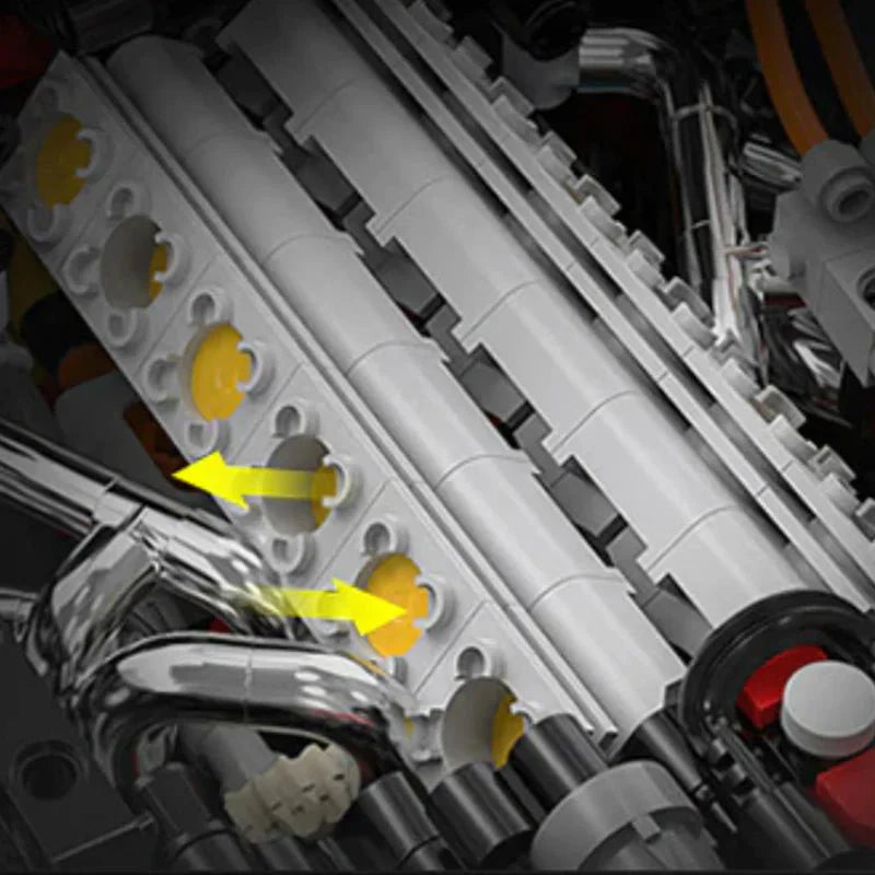 Hybrid VFlagship Hypercar - Building Blocks Set | Power Brickz