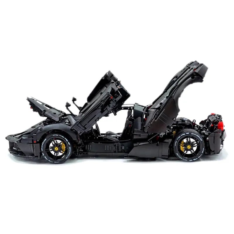 Black Edition Italian Hypercar - Building Blocks Set | Power Brickz
