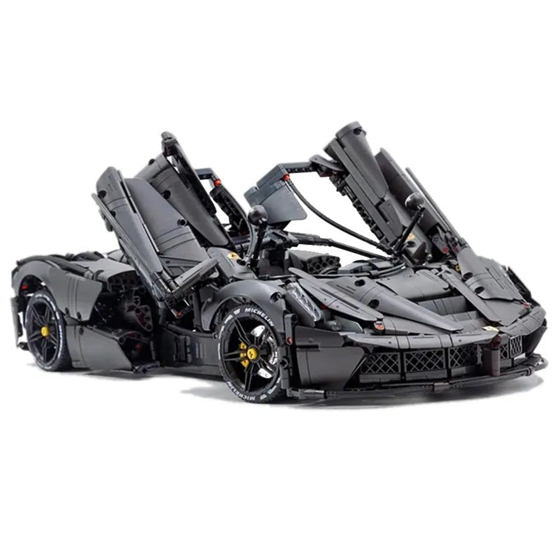 Black Edition Italian Hypercar - Building Blocks Set | Power Brickz