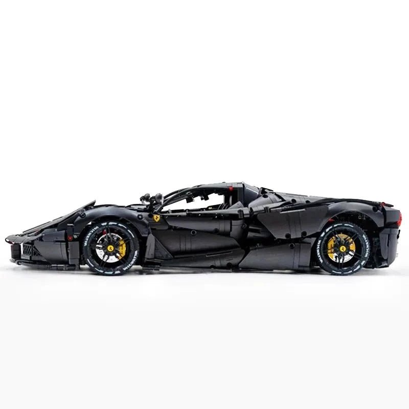 Black Edition Italian Hypercar - Building Blocks Set | Power Brickz