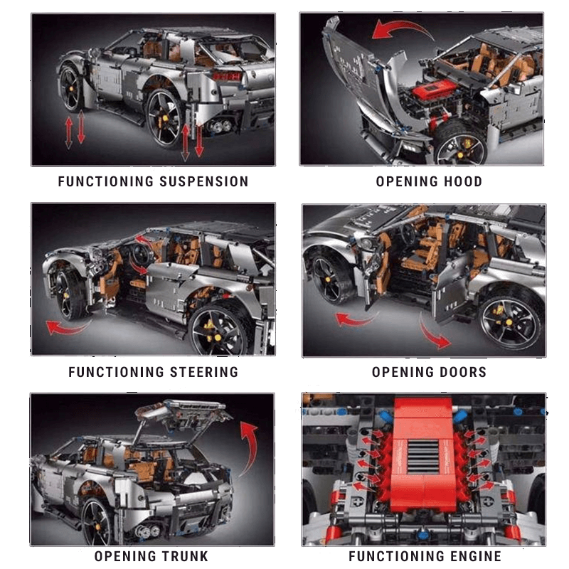 Italian High-Performance SUV - Building Blocks Set | Power Brickz