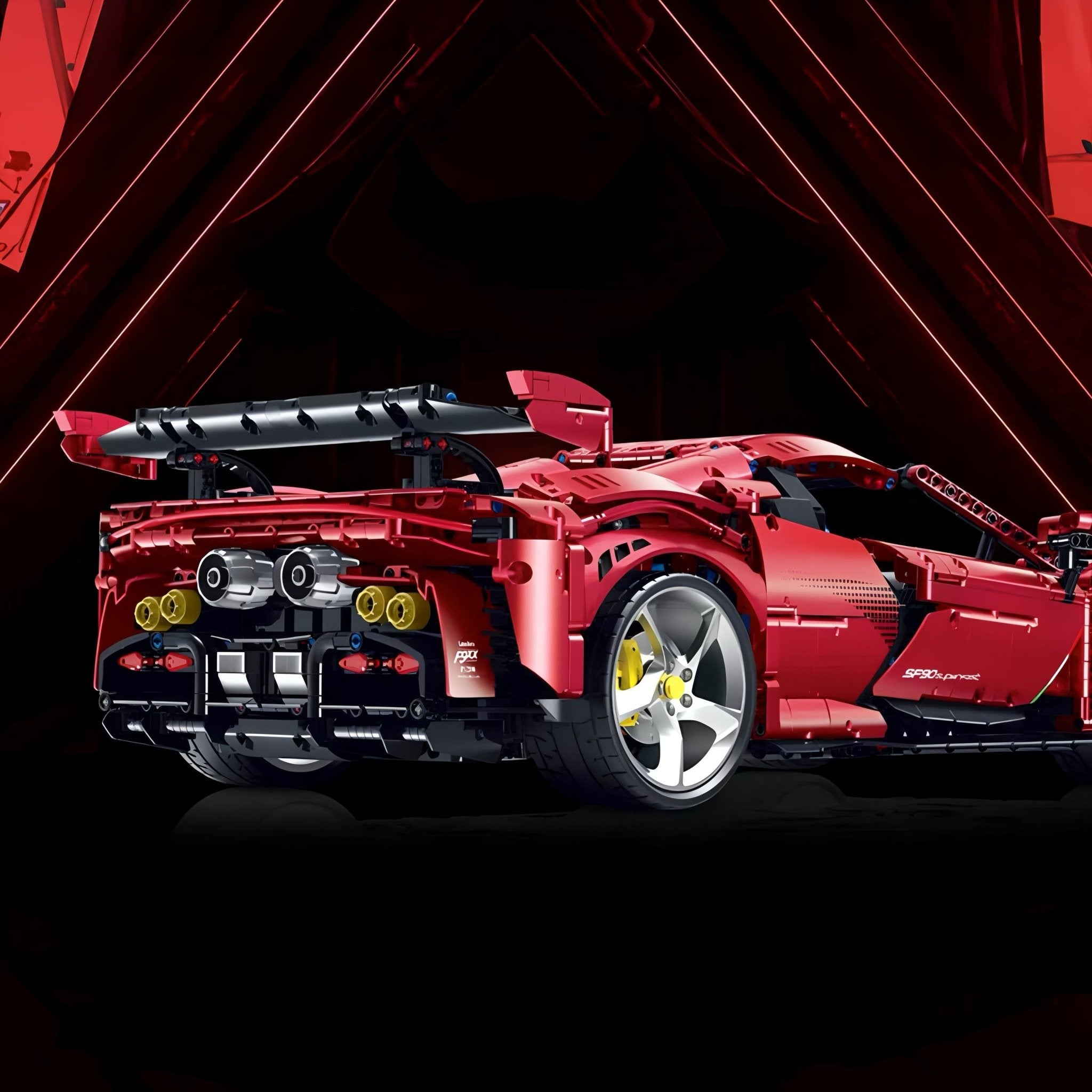 SFXX Stradale Supercar Spider - Building Blocks Set | Power Brickz
