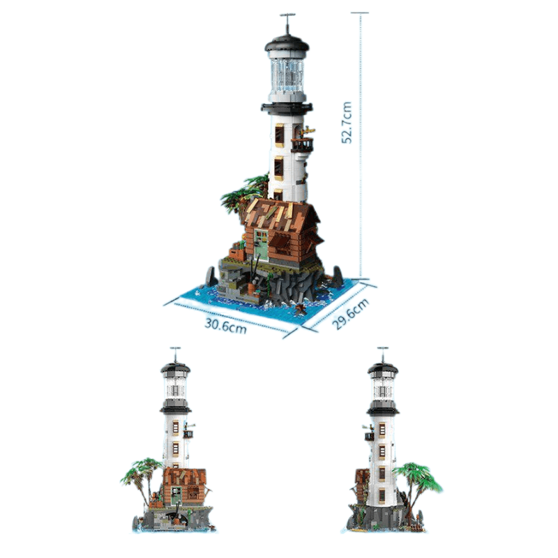 Fishing Village Lighthouse - Building Set | Power Brickz