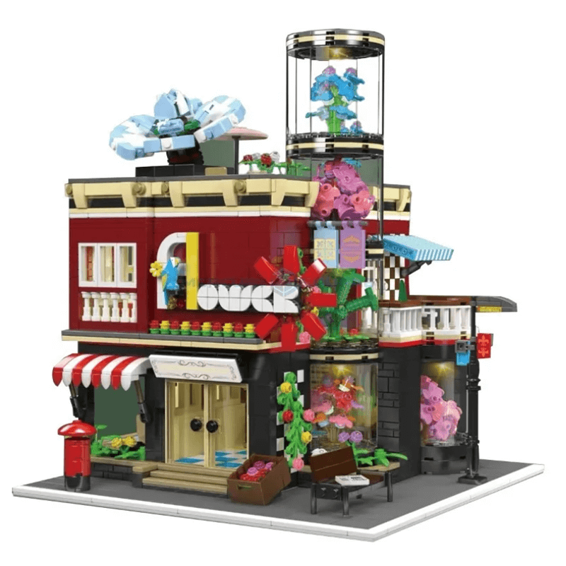 Flower Shop - Building Set | Power Brickz