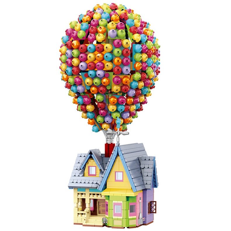 Flying Balloons House - Building Set | Power Brickz