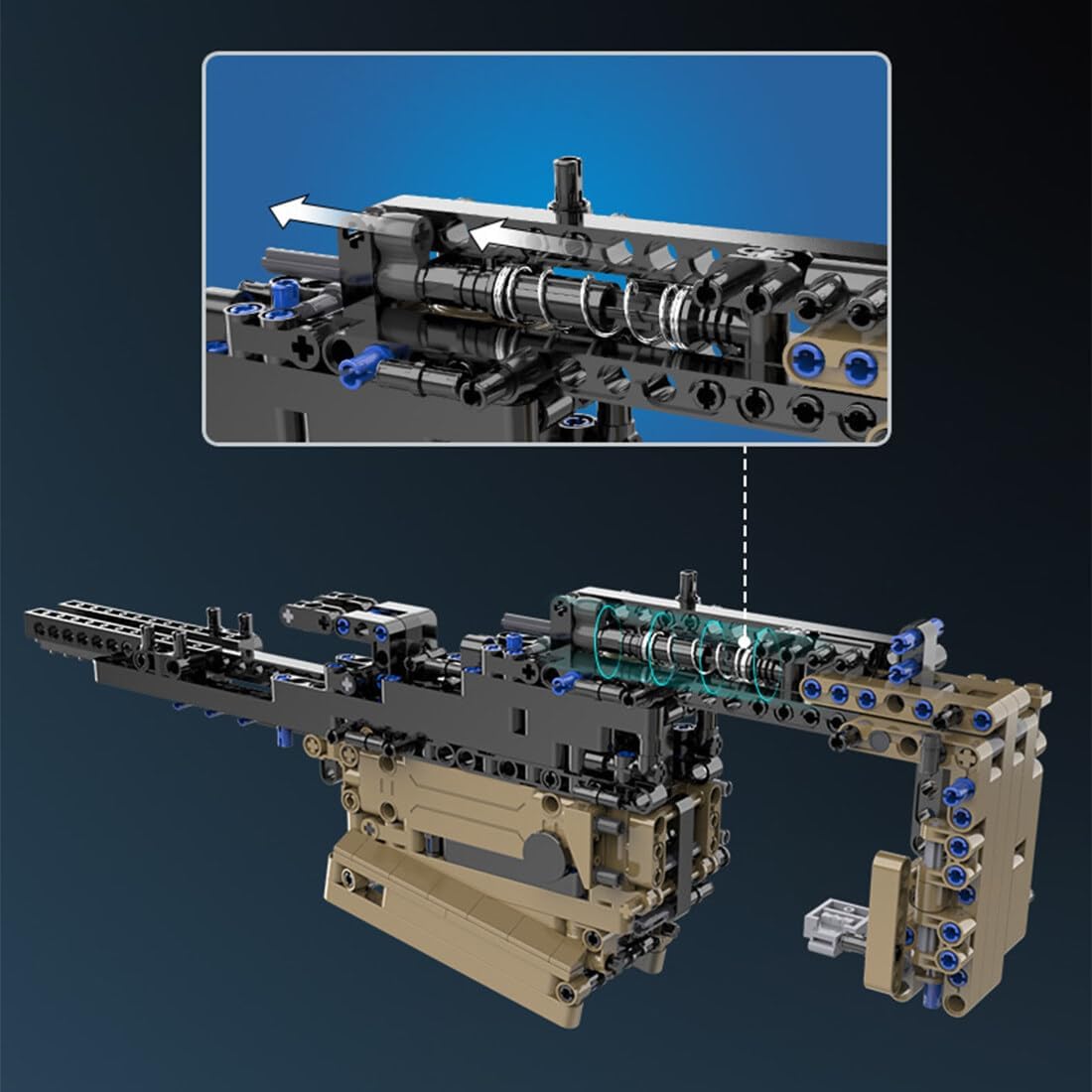 FN SCAR 17S Assault Rifle | 1406pcs - Power Brickz