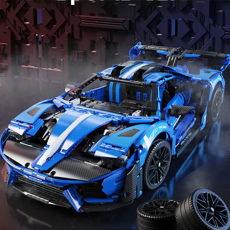 Heritage GTLe Mans Icon - Building Blocks Set | Power Brickz