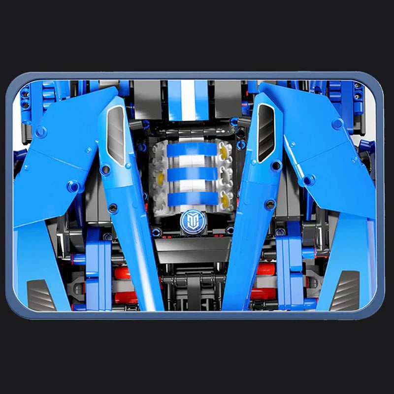 Heritage GTLe Mans Icon - Building Blocks Set | Power Brickz