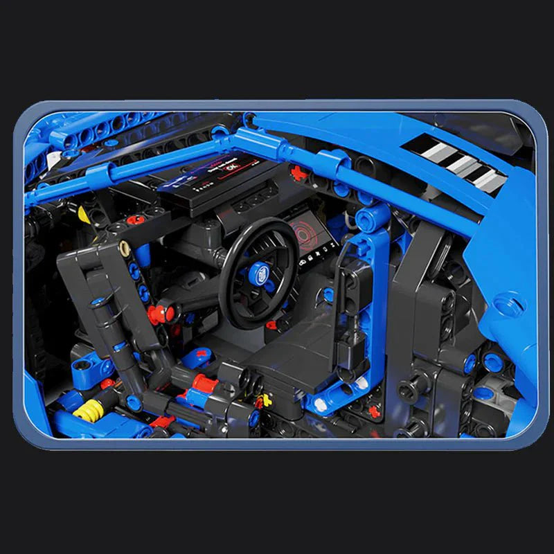 Heritage GTLe Mans Icon - Building Blocks Set | Power Brickz