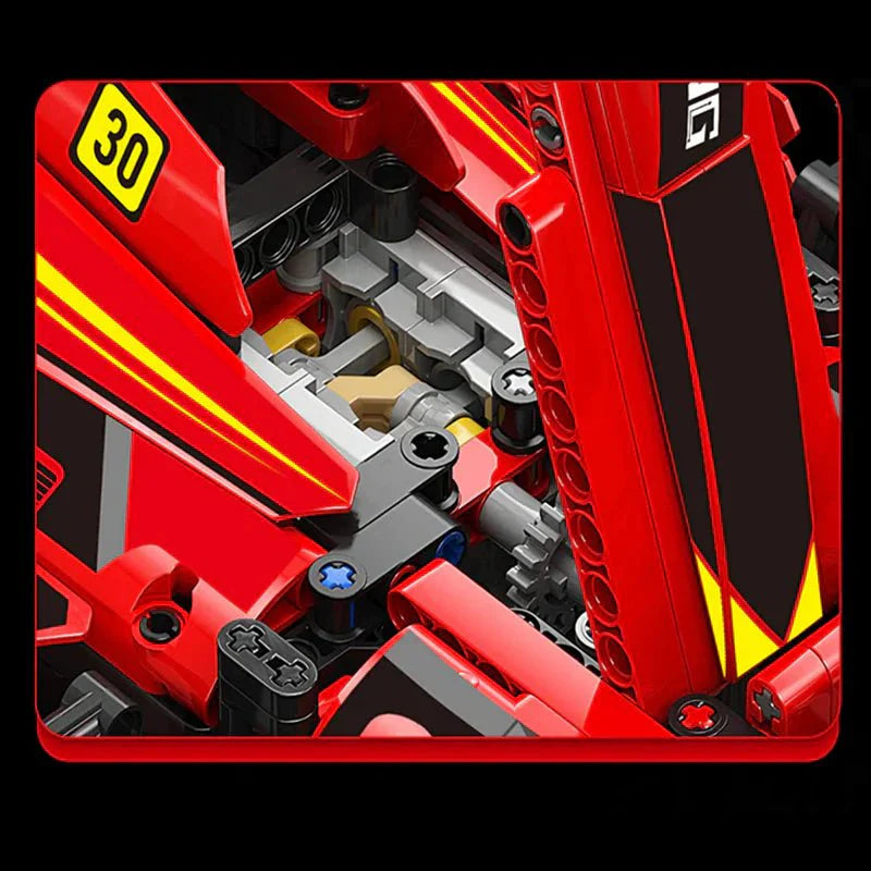 1:8 Scale Formula Racer - Building Blocks Set | Power Brickz