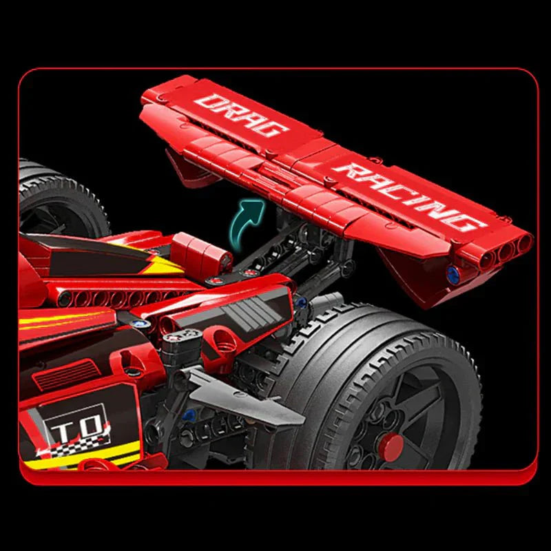 1:8 Scale Formula Racer - Building Blocks Set | Power Brickz
