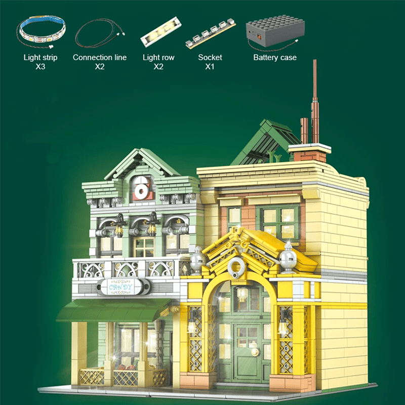 French Restaurant - Building Set | Power Brickz