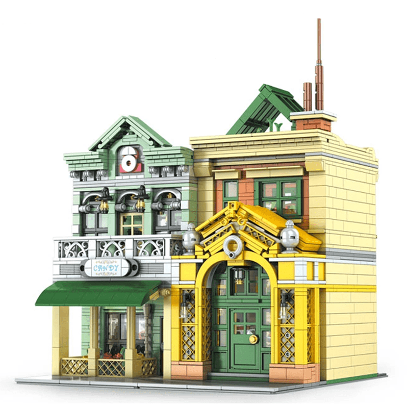 French Restaurant - Building Set | Power Brickz