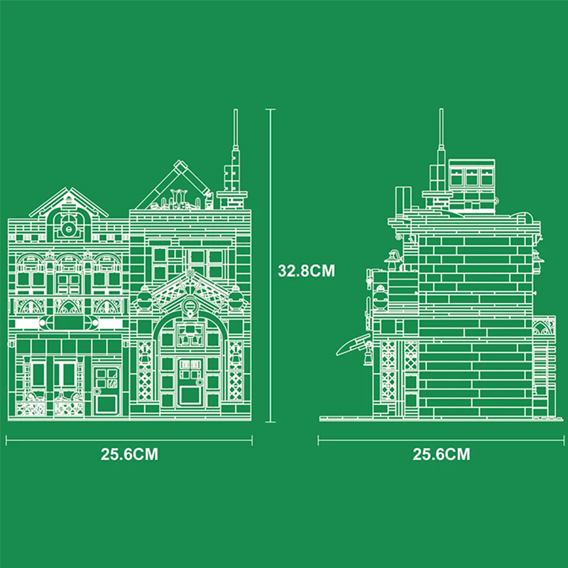 French Restaurant - Building Set | Power Brickz