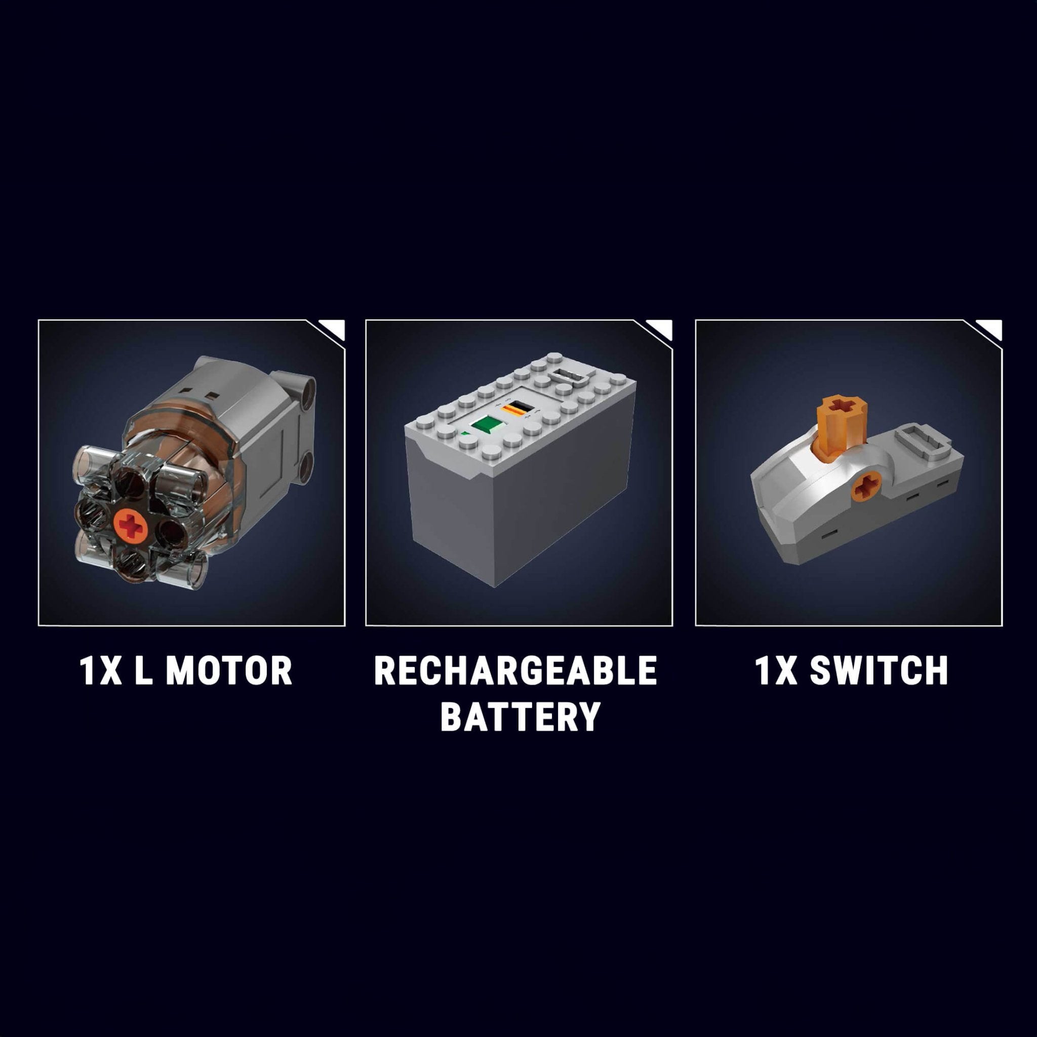 Functional V8 Tank Engine | 2250pcs - Power Brickz