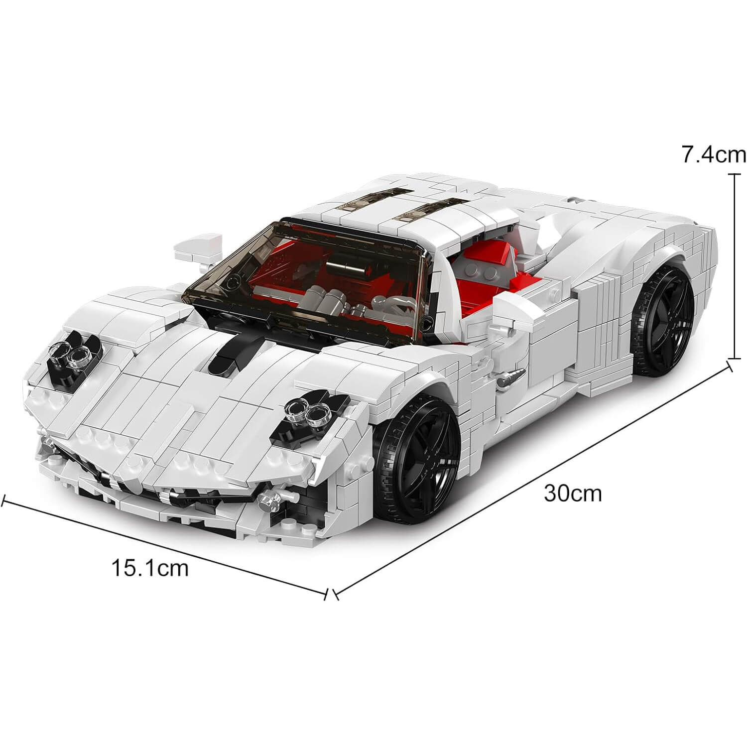 Futuristic Utopia VHyper GT - Building Blocks Set | Power Brickz