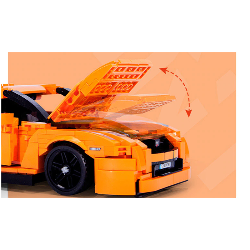 RGTR Godzilla Orange - Building Blocks Set | Power Brickz