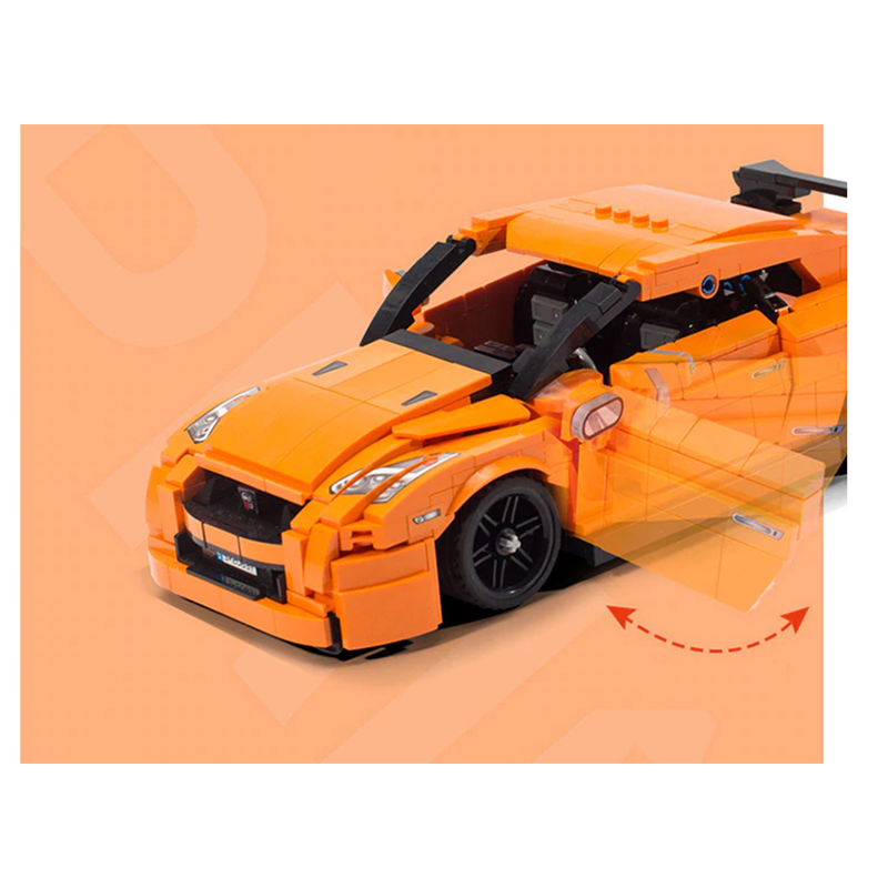 RGTR Godzilla Orange - Building Blocks Set | Power Brickz