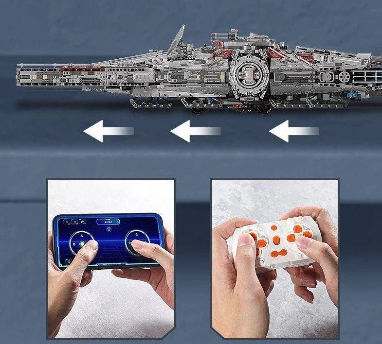 Galaxy Freighter Ultimate with Lighting | 11230pcs - Power Brickz