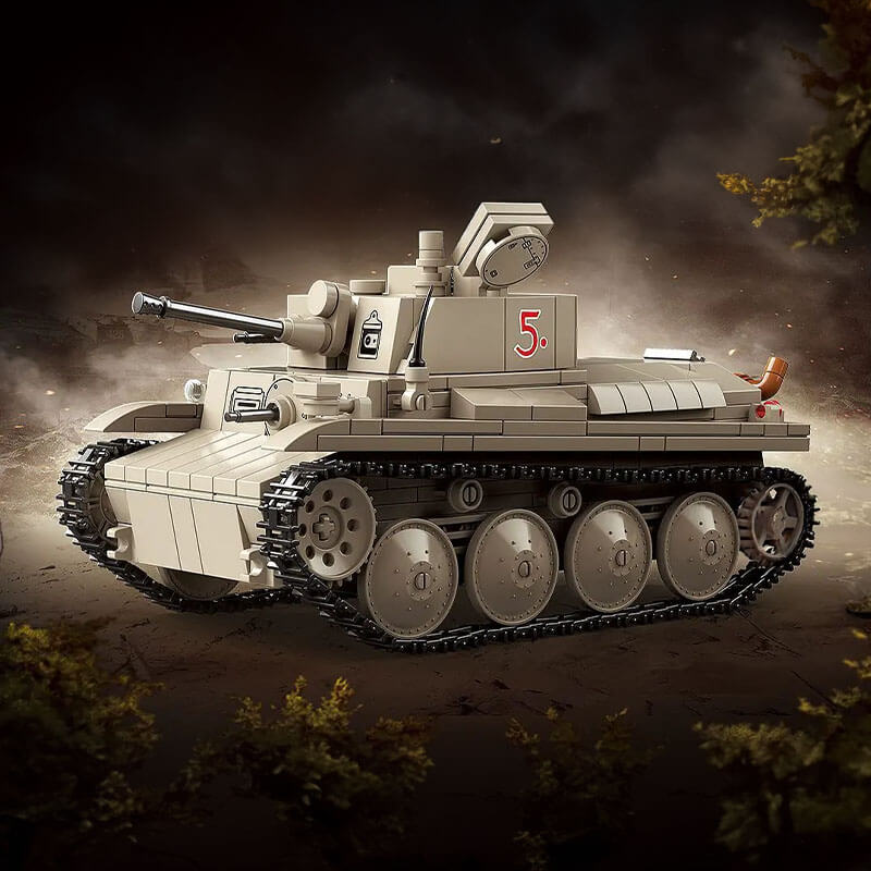 German 38-T Panzer - Building Set | Power Brickz