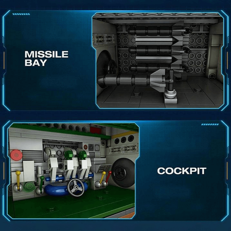 German U Boat - Building Set | Power Brickz