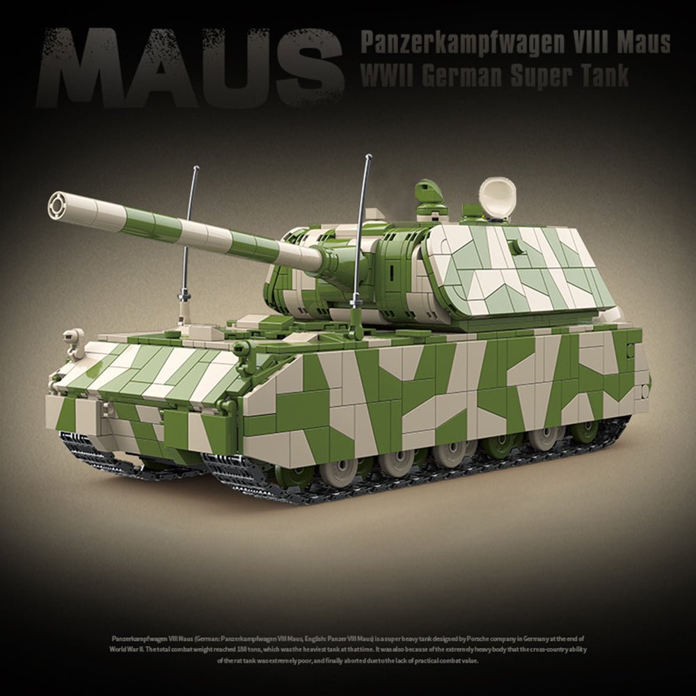 Germany: Rat Heavy Tank - Building Set | Power Brickz