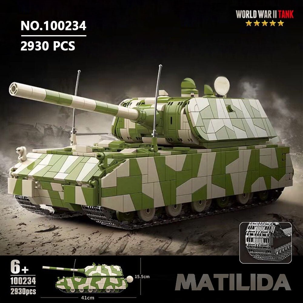 Germany: Rat Heavy Tank - Building Set | Power Brickz