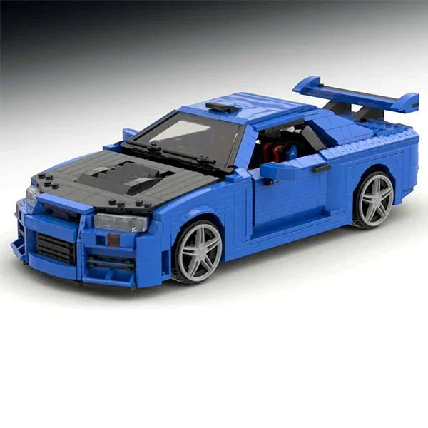 JDM Twin-Turbo Street Beast R - Building Blocks Set | Power Brickz