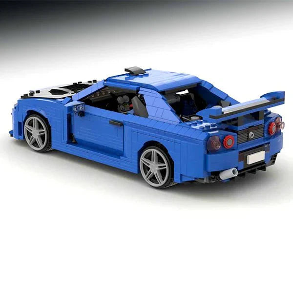 JDM Twin-Turbo Street Beast R - Building Blocks Set | Power Brickz