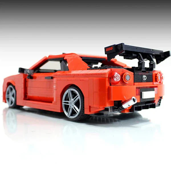 JDM Twin-Turbo Street Beast R - Building Blocks Set | Power Brickz