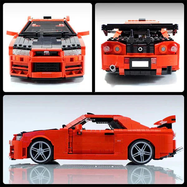 JDM Twin-Turbo Street Beast R - Building Blocks Set | Power Brickz