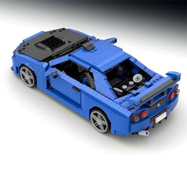 JDM Twin-Turbo Street Beast R - Building Blocks Set | Power Brickz