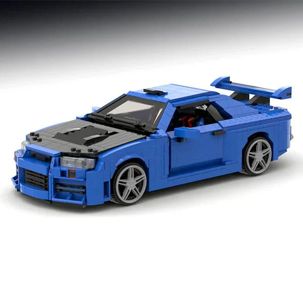 JDM Twin-Turbo Street Beast R - Building Blocks Set | Power Brickz