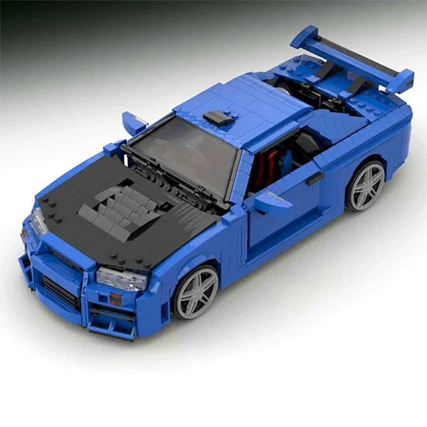 JDM Twin-Turbo Street Beast R - Building Blocks Set | Power Brickz