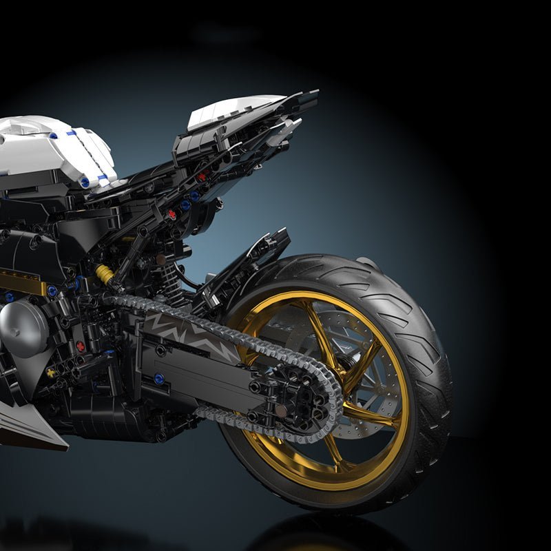 Gold Cyberpunk Superbike | 2000pcs - Power Brickz