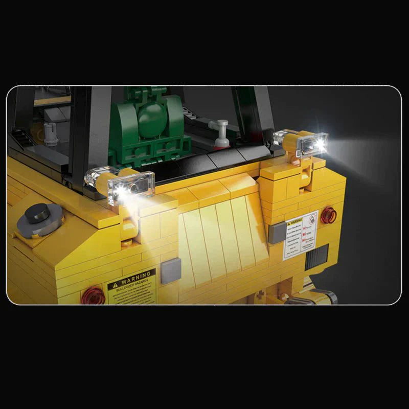 Goliath Heavy Bulldozer - Building Set | Power Brickz