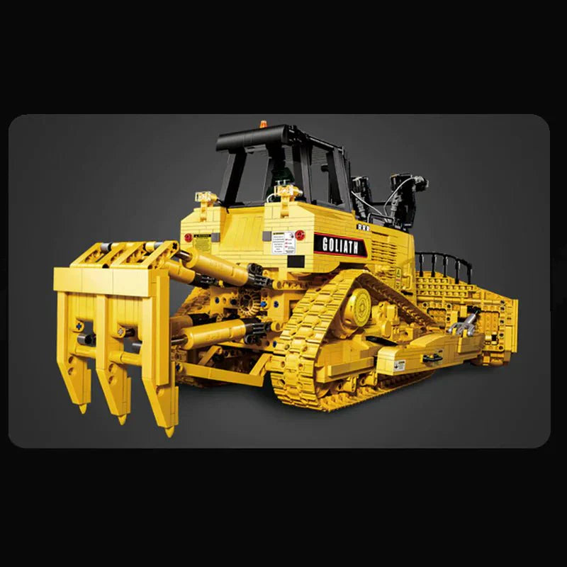 Goliath Heavy Bulldozer - Building Set | Power Brickz
