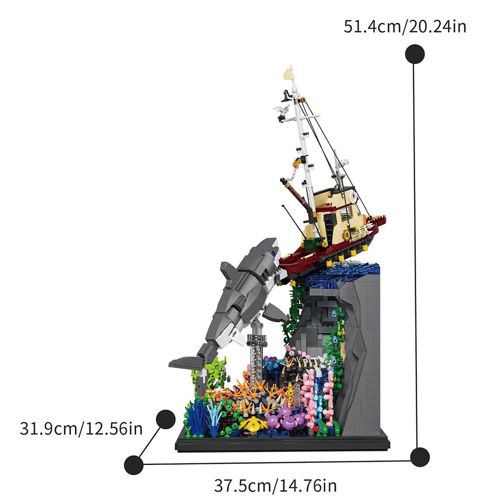 Great White Sharks Attack | 2932pcs - Power Brickz