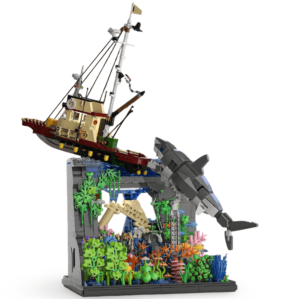Great White Sharks Attack | 2932pcs - Power Brickz