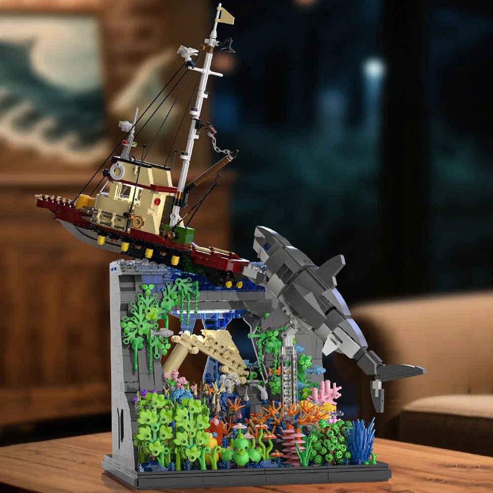 Great White Sharks Attack | 2932pcs - Power Brickz