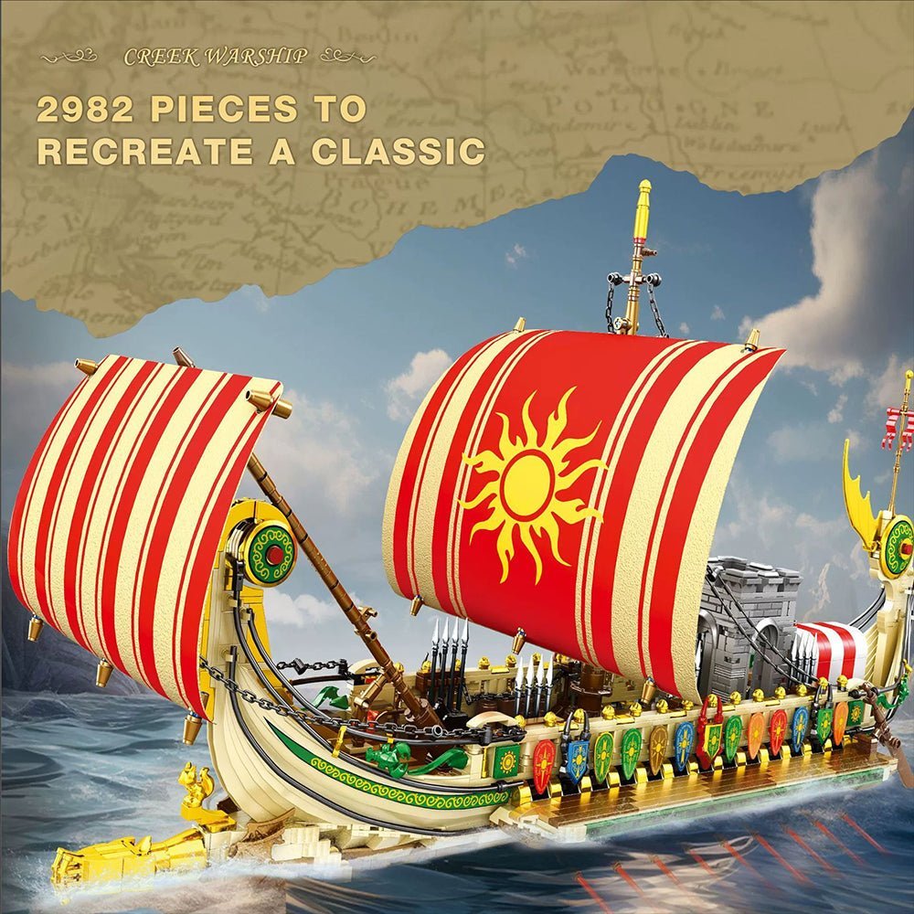 Greek Warship | 2982pcs - Power Brickz