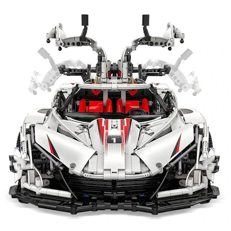 Intensa Emotion Track-Only Hypercar - Building Blocks Set | Power Brickz