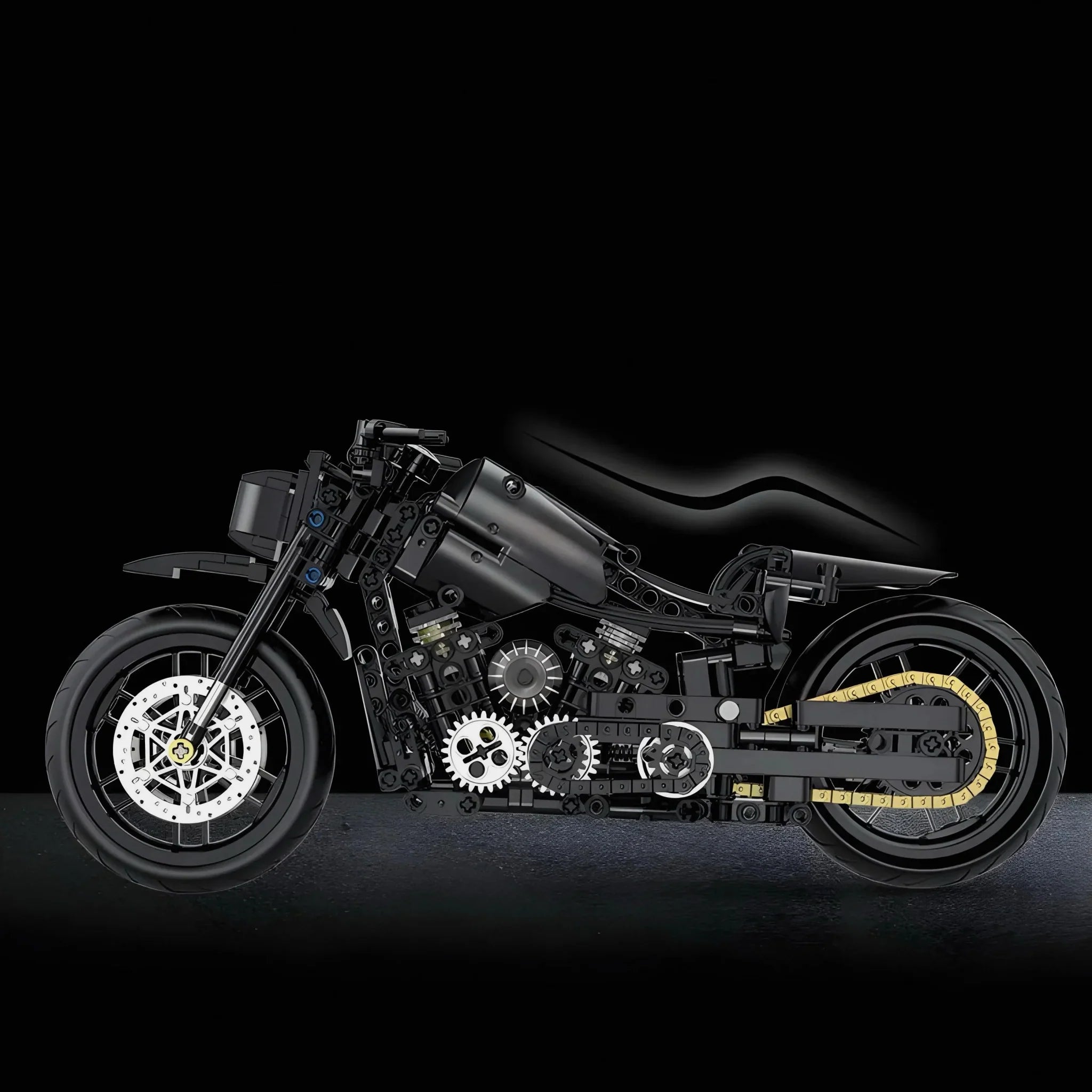 Classic V-Twin Cruiser - Building Set | Power Brickz